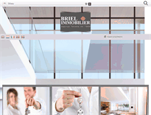 Tablet Screenshot of briel-immobilier.com